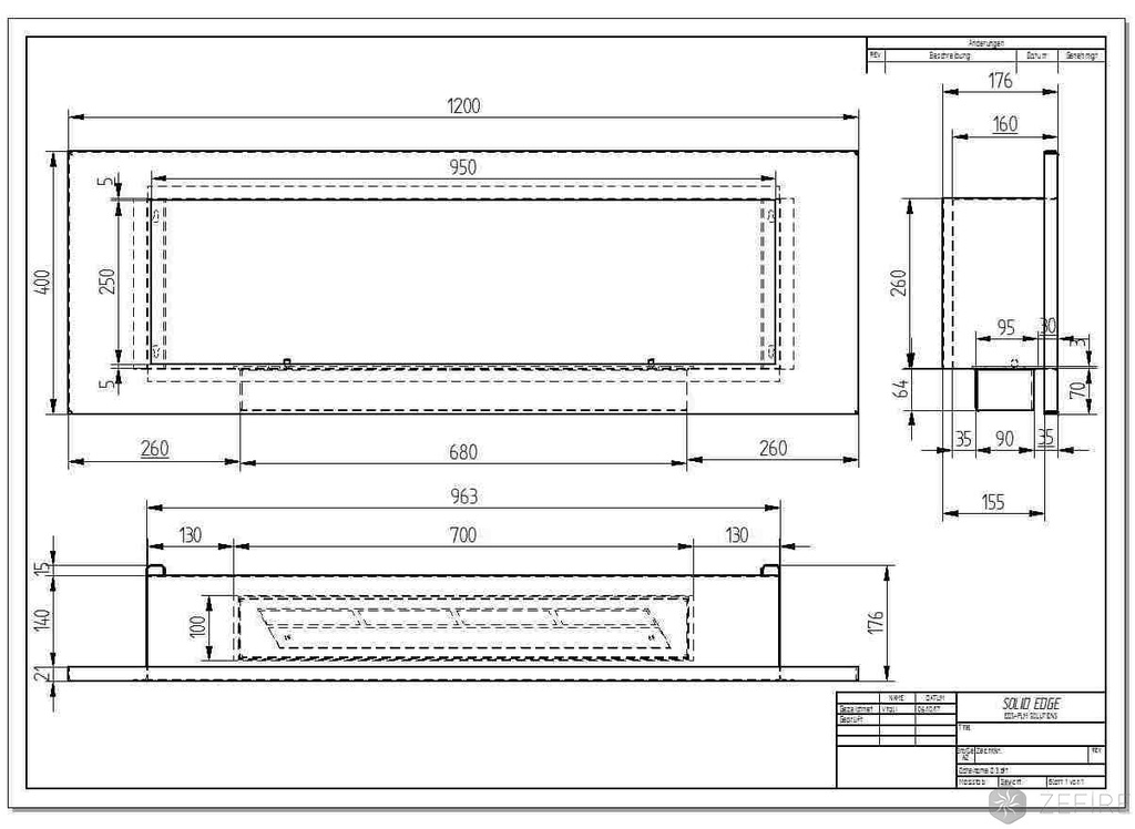 Биокамин Elliot 1200