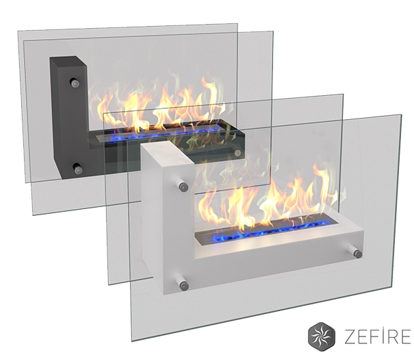 Биокамин Fidero 900 черный