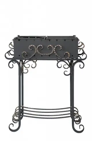 [1281] Мангал 01 Брэнд: НМК Түлш: Мод Жин: 30 кг Зуухны материал: Ган төмөр Зуухны хэмжээ: 350 х 600 х 850 мм