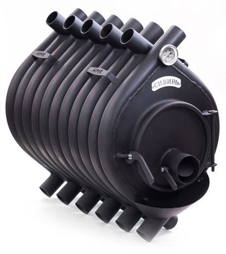 [1079] Сибирь БВ-180 Брэнд: ОХУ КВТ: 7квт Түлш: Мод Зуухны ангилал: Халаалтын зуух Жин: 78кг Зуухны материал: Ган төмөр Зуухны хэмжээ: 880х450х680мм Халаах талбайн хэмжээ: 50-60м2 Яндан гаргалгаа диаметр: 115 Зориулалт: Үндсэн халаалт Халаах зориулалт: Байшин